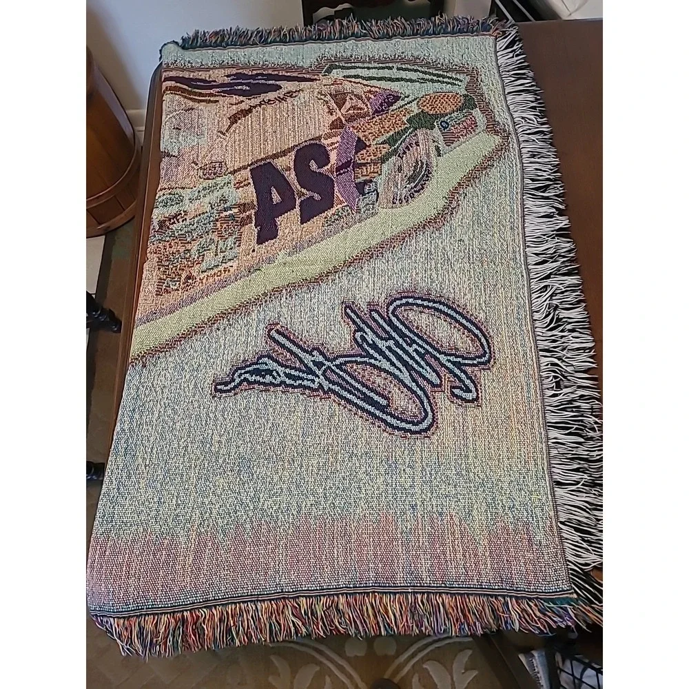 Jeff Gordon DuPont Tapestry NASCAR #24 Throw Blanket 58